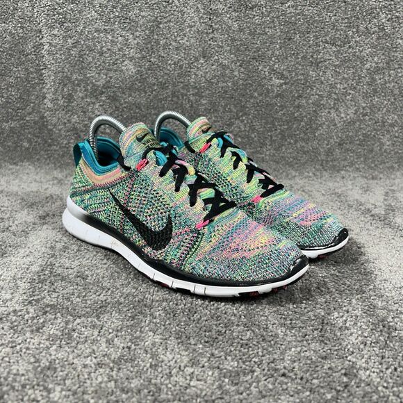 Nike Free TR Flyknit 718785-300 Women’s Size 8 Multicolor Training Running Shoes - Picture 2 of 12